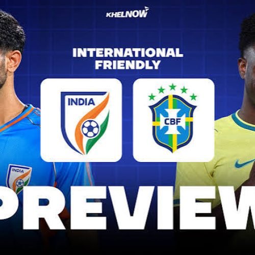 India National Football Team vs Brazil National Football Team
